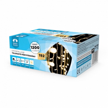 LED svetleća zavesa Crystaline 0,9x2m 192 kom toplo bela KAT 301-1